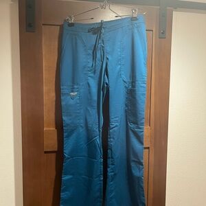 Cherokee Teal Scrub Pants with Drawstring